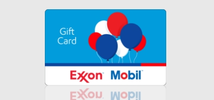 Exxon Mobil gas gift card