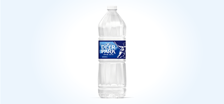 One-liter bottle of Deer Park® Spring Water
