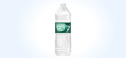 One-liter bottle of Poland Spring® Spring Water
