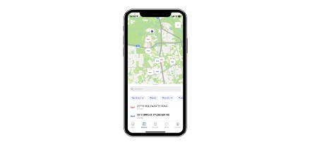 EMR+ Station Finder App Map