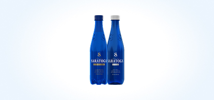 1 Saratoga® sparkling water bottle and 1 Saratoga® still water bottle. Earn 100 points. Buy 1 16- or 28-oz. Saratoga® water bottle.