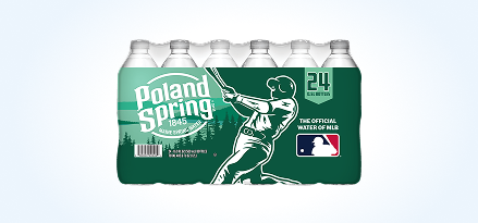 24-pack of Poland Spring® Spring Water bottles. Earn 100 points. Buy 1 24-pack of 16.9-oz. Poland Spring® Spring Water bottles.