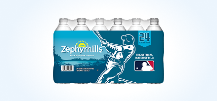 24-pack of Zephyrhills® Florida Spring Water bottles. Earn 100 points. Buy 1 24-pack of 16.9-oz. Zephyrhills® Florida Spring Water bottles.