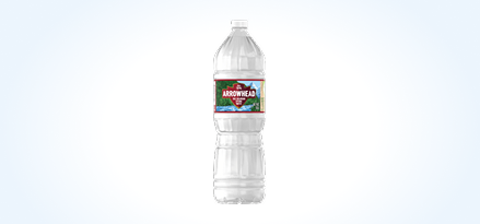 1.5-L. bottle of Arrowhead® Mountain Spring Water.