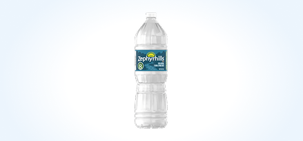 1.5-L. bottle of Zephyrhills® Florida Spring Water.