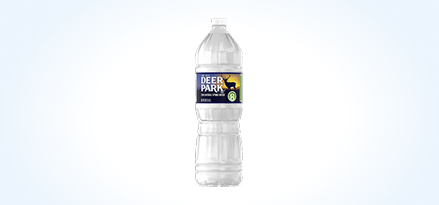 1.5-L. bottle of Deer Park® Spring Water.