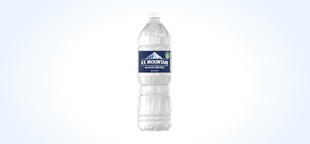 1.5-L. bottle of Ice Mountain® Spring Water.