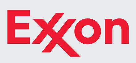 Exxon logo with interlocking double XX