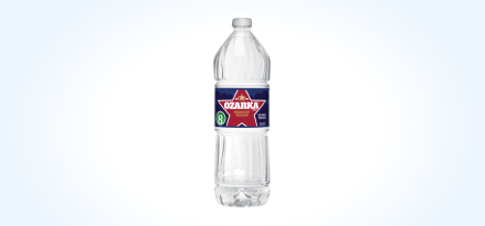 1-L. Ozarka® Spring Water bottle.