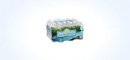 1 24-pack of 16.9-oz. Zephyrhills® Florida Spring Water bottles.