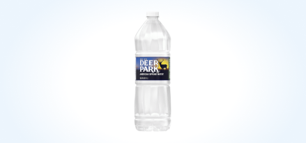 1-L. Deer Park® Spring Water bottle.
